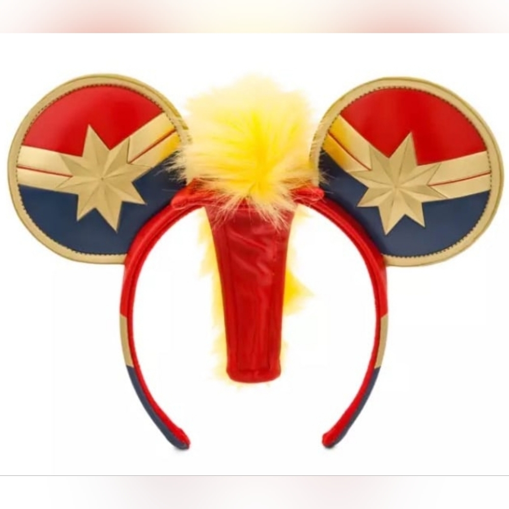 Captain Marvel Ear Headband WITH MOHAWK
